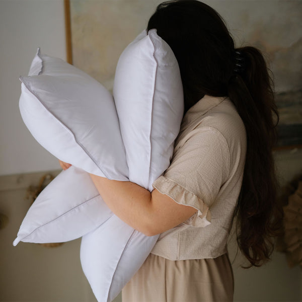 Pair Of Down-Alternative Snuggy Pillows Pair Of Down-Alternative Snuggy Pillows