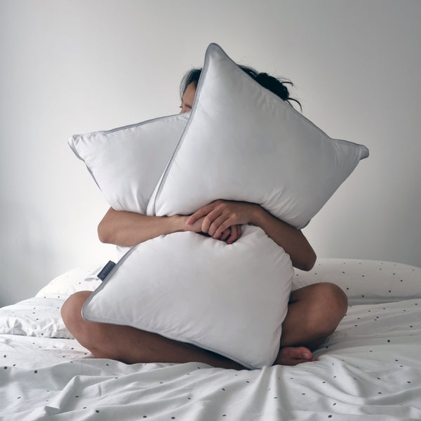 Pair Of Down-Alternative Snuggy Pillows Pair Of Down-Alternative Snuggy Pillows