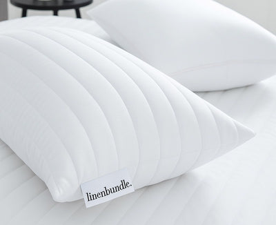 Pair of Cotton Pillow Protectors